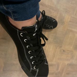 Last Resort AB VM003 unisex Black Canvas skate shoes- size 9M - 10.5w Never Worn